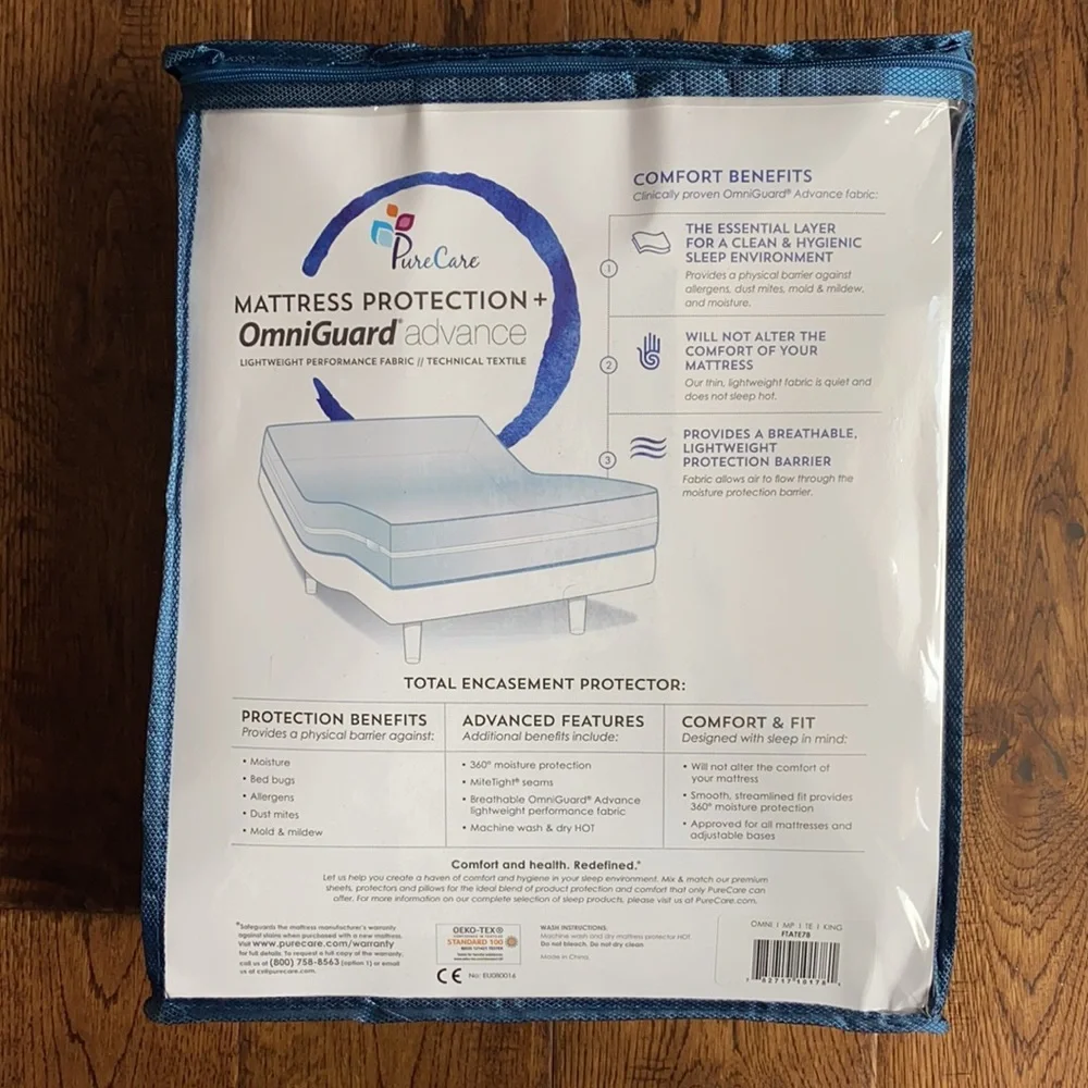 PureCare Mattress Cover -Size King